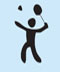 Indoor badminton and squash courts 